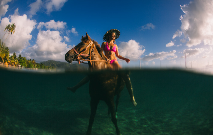 Dominica Horseback Riding 710x450