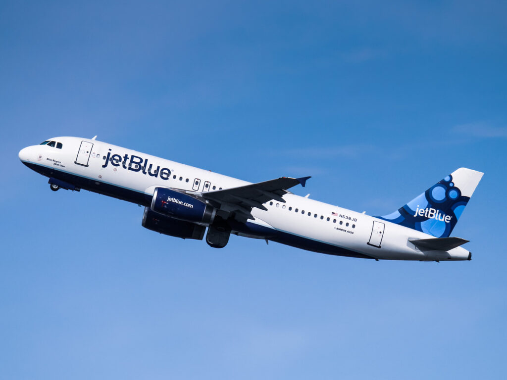 JetBlue A320 In Flight 1024x768