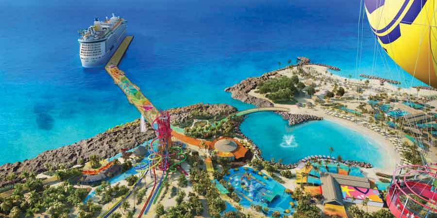 RCCL oasis lagoon destination image 2019